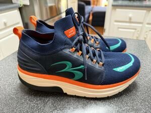 GDefy Gravity Defyer MATeeM Men’s Shoes Size 9 Navy Orange VersoShock Walking
